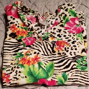 COPY - White Cross scrub top